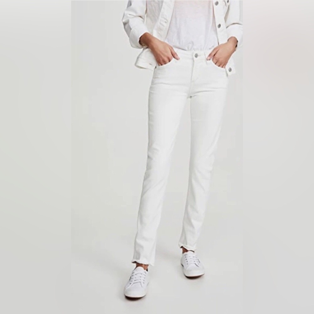 NWT Citizens of Humanity Racer Low Rise Skinny in Sea Salt
